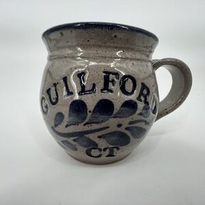 New! Westerwald Pottery Guildord CT Salt Glaze Mug Stoneware